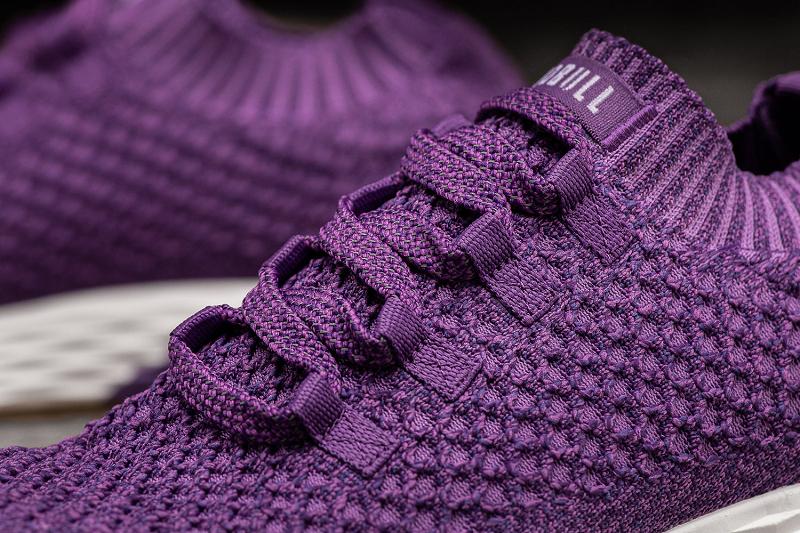 Men's Nobull Royal Knit Running Shoes Purple | SG D1987F